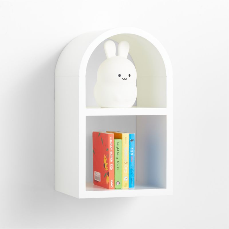 Mallory Kids Small White Wall Shelf - image 0 of 17