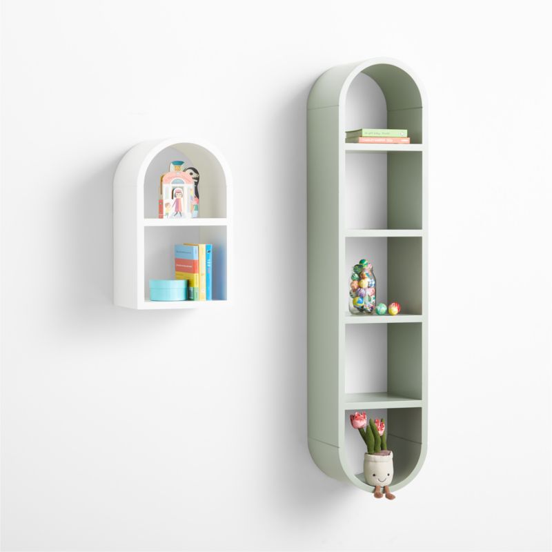 Mallory Kids Large White Wall Shelf - image 5 of 7