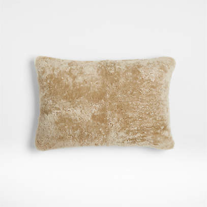 Tan lumbar outlet pillow