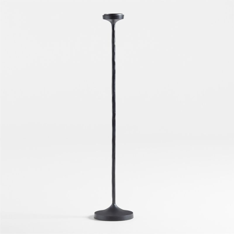 Maloy Black Metal Floor Pillar and Taper Holder 37" - image 4 of 5