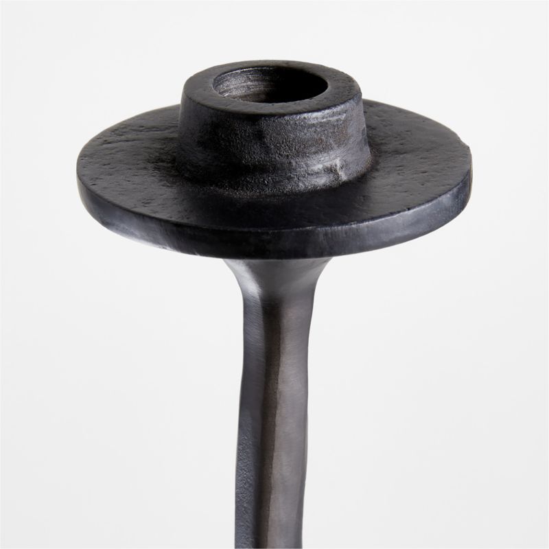 Maloy Black Metal Trident Candelabra - image 6 of 7