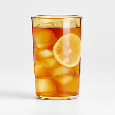 View Malta Amber Handblown Glass Tumbler details