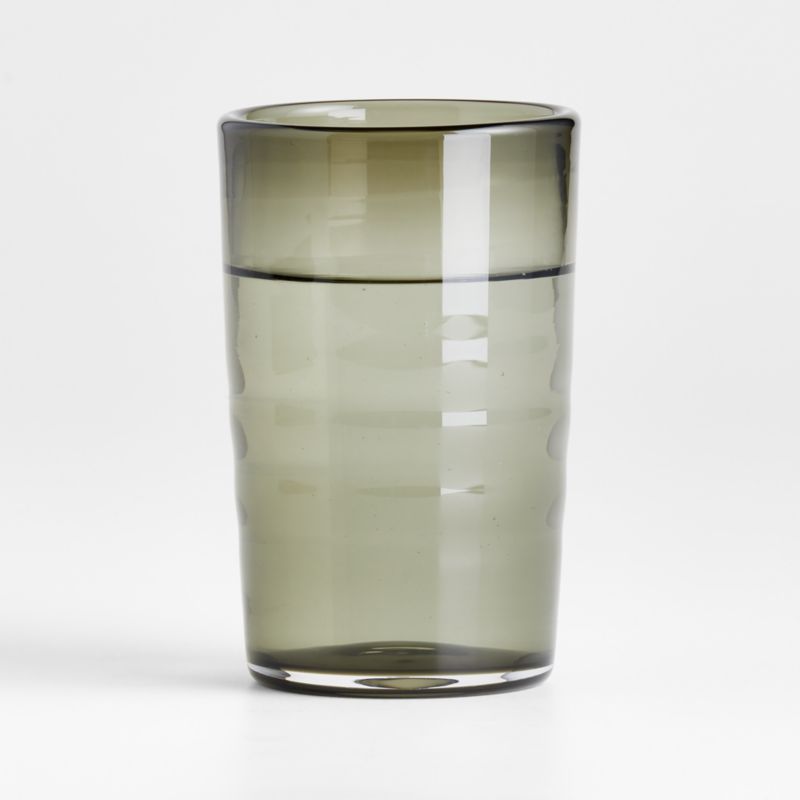 Malta Grey Handblown Glass Tumbler - image 0 of 3