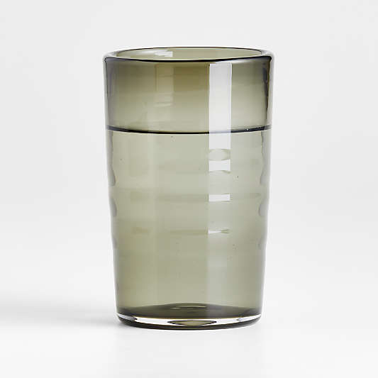 Malta Grey Handblown Glass Tumbler