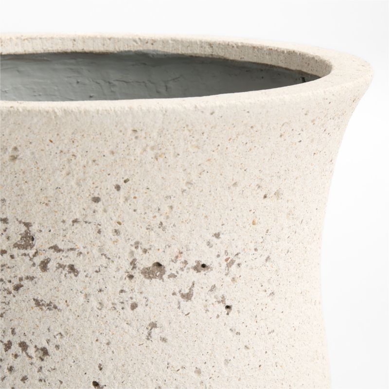 Malta Ivory Urn Indoor/Outdoor Planter 22.1" x 17.3" - image 3 of 6