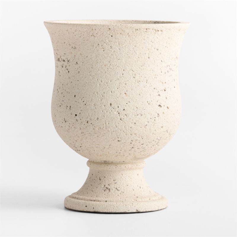 Malta Ivory Urn Indoor/Outdoor Planter 22.1" x 17.3" - image 5 of 6