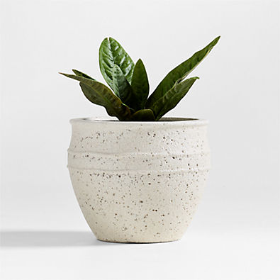 View Malta Ivory Indoor/Outdoor Planter 16"x13" details