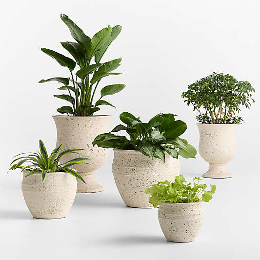 Malta Ivory Indoor/Outdoor Planters