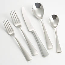 Crate & Barrel Malvern Mirror 5-Piece Flatware Set