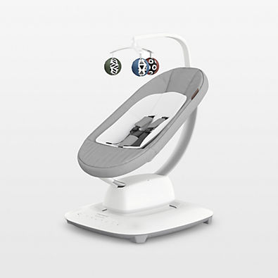 View UPPAbaby Mamaroo Stella Grey Baby Bouncer Chair details