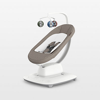 View UPPAbaby Mamaroo Wells Dark Taupe Baby Bouncer Chair details