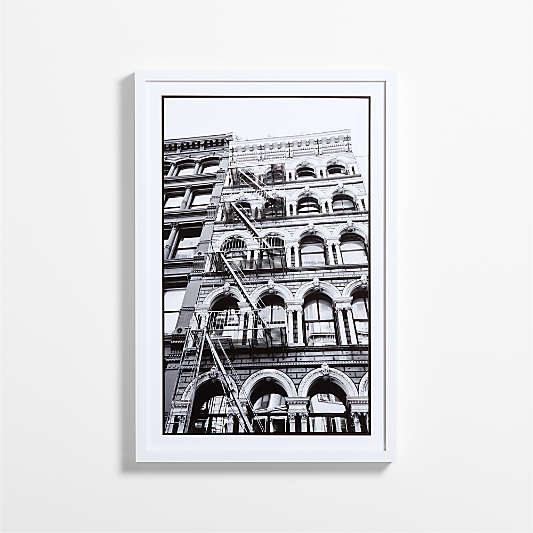 "Manhattan Towering Perspective" by Carly Tabak 30"x45" Framed Photography Print