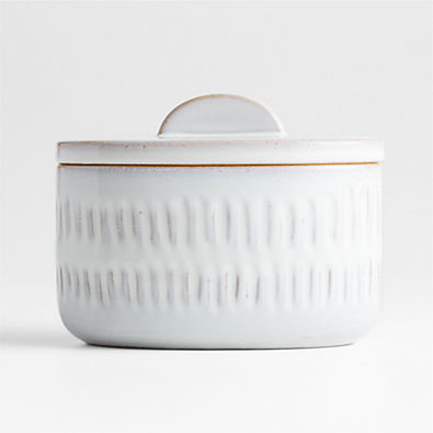View Marah White Ceramic Canister details