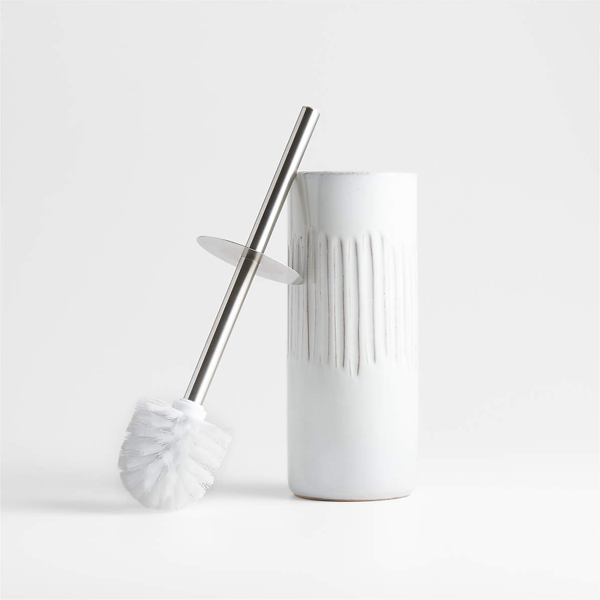 Marah White Ceramic Toilet Brush + Reviews