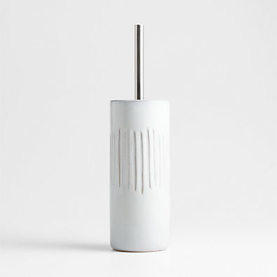 View Marah White Ceramic Toilet Brush details