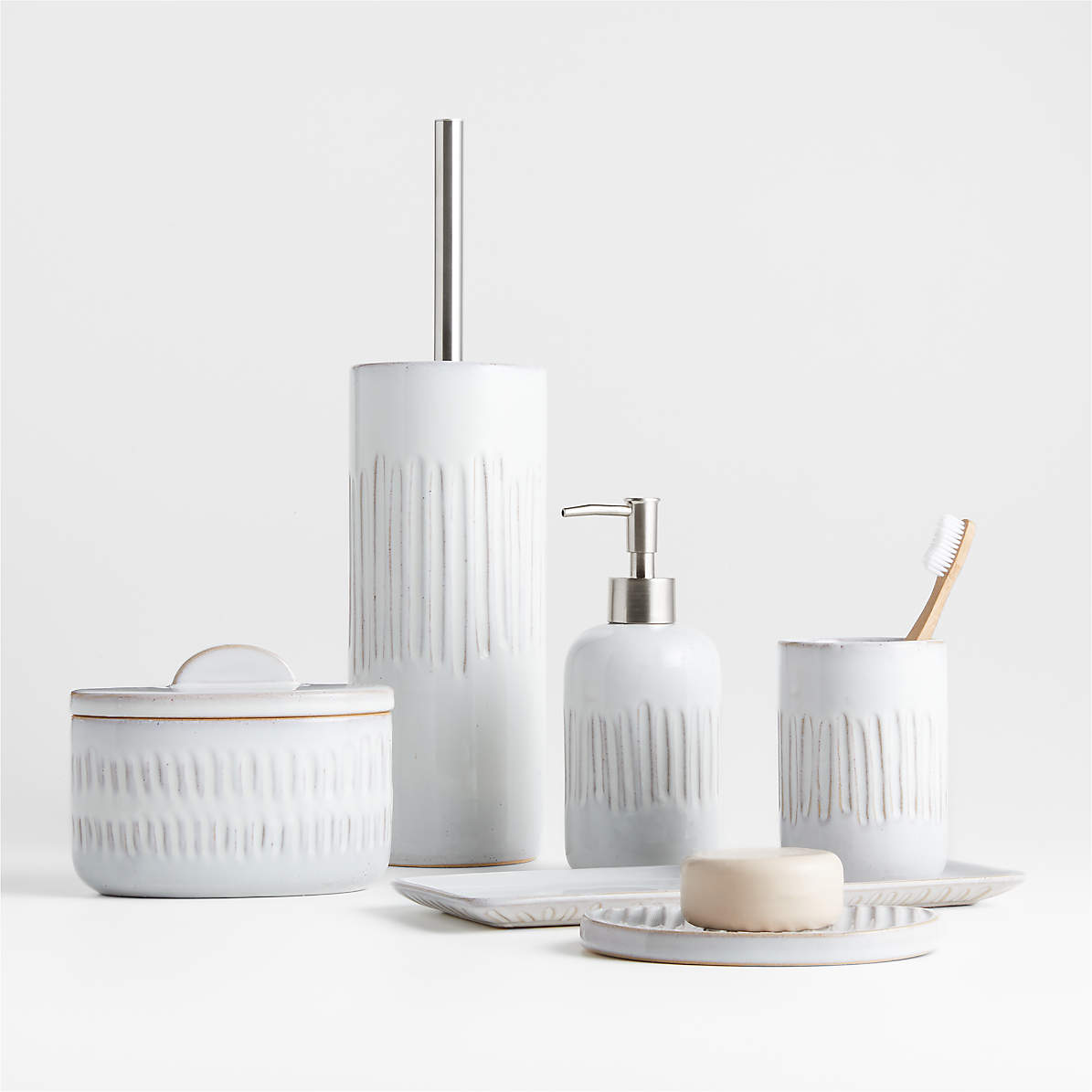 White Ceramic Bathroom Accessories