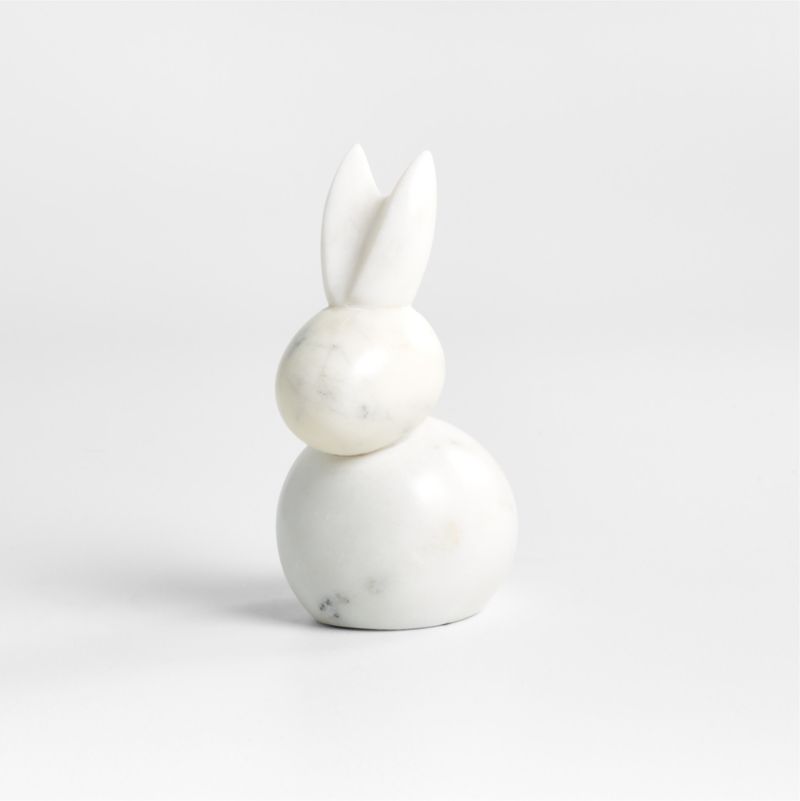 Small Marble Bunny 6" - image 0 of 5