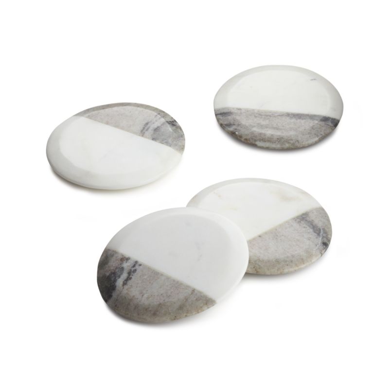 Marble Coasters, Set of 4 - image 4 of 6