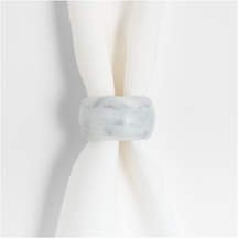 Marble Napkin Ring | Crate & Barrel