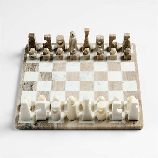 Marble Post Modern Chess Game