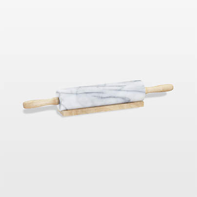 French Kitchen Marble Rolling Pin with Stand