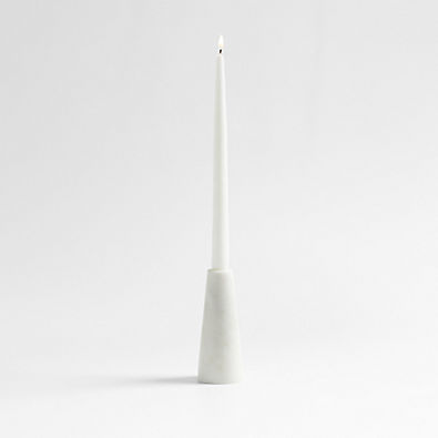 View Marble Taper Candle Holder 6" details