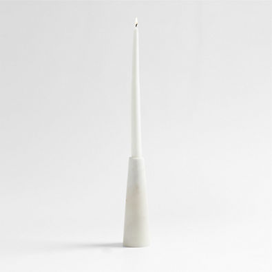 View Marble Taper Candle Holder 8" details