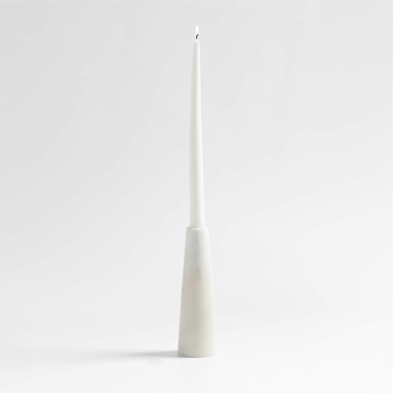 Marble Taper Candle Holder 8" + Reviews Crate & Barrel Canada