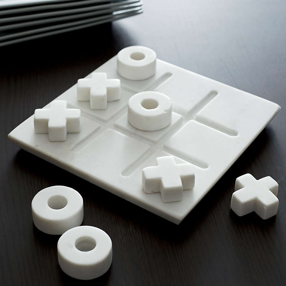 Marble Tic-Tac-Toe Game Set + Reviews