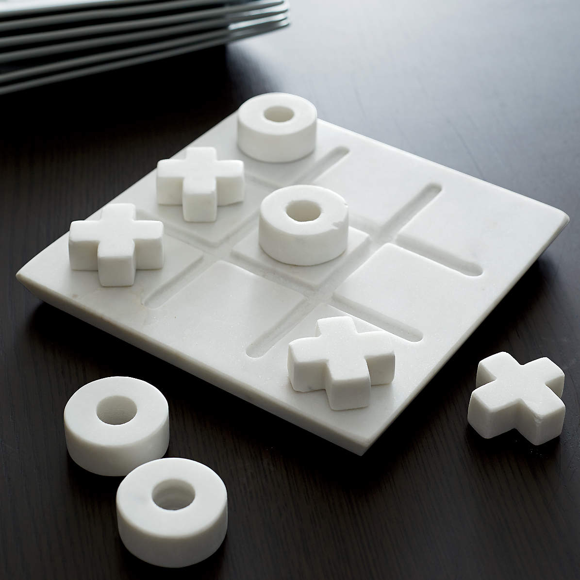 Marble tic tac cheap toe board