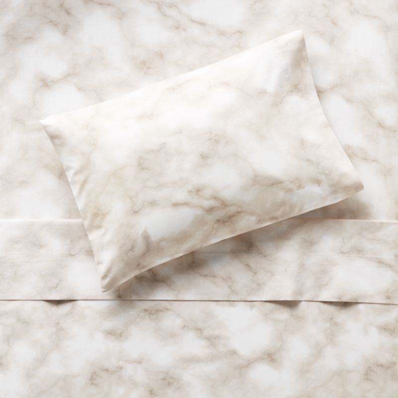 Organic Marble Toddler Sheet Set - image 0 of 3