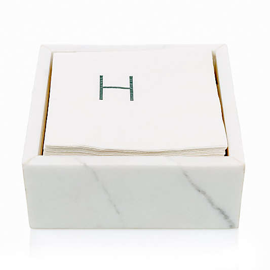 Hudson Grace Small Square Marble Tray