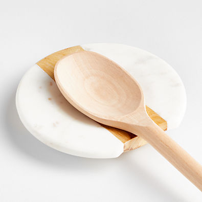 View Marble and Wood Spoon Rest details