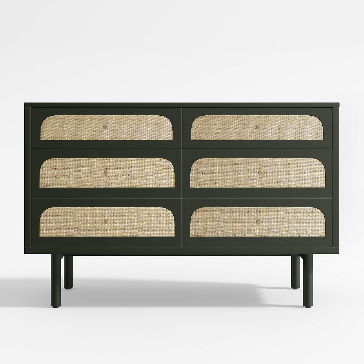 Maren Olive Cane Dresser
