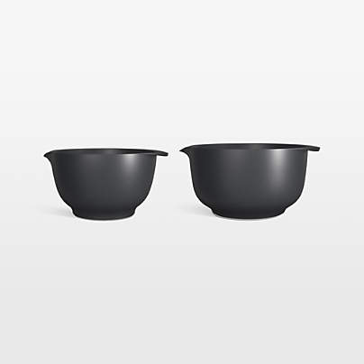 Rosti Margrethe Mixing Bowl in Pebble Black, Set of 2