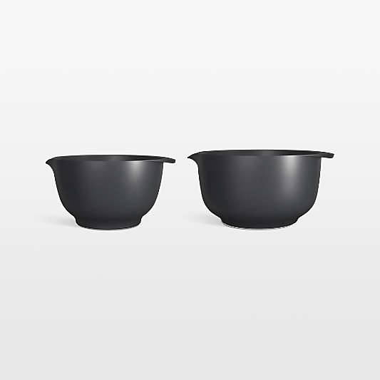 Rosti Margrethe Mixing Bowl in Pebble Black, Set of 2