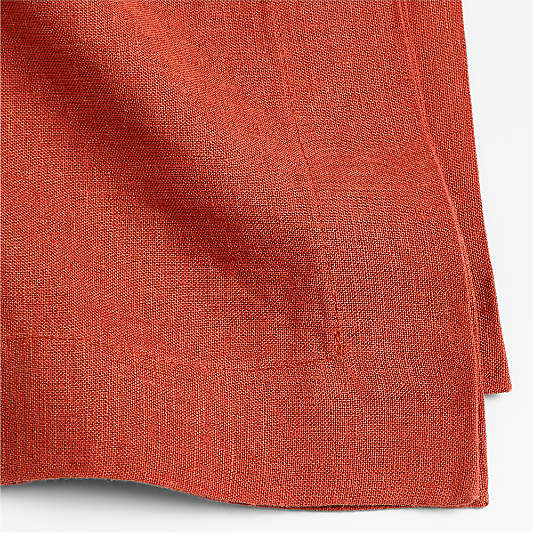 Marin Chili Red EUROPEAN FLAX ™-Certified Linen Napkin