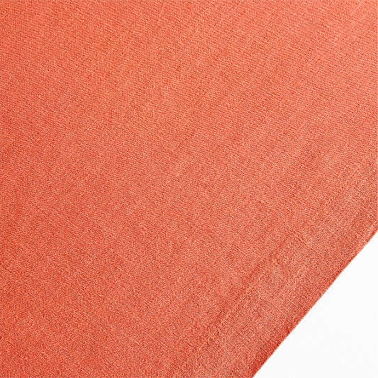 Marin 120" Chili Red EUROPEAN FLAX â„¢-Certified Linen Table Runner