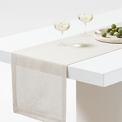 View Marin 120" Gold Textured Table Runner details