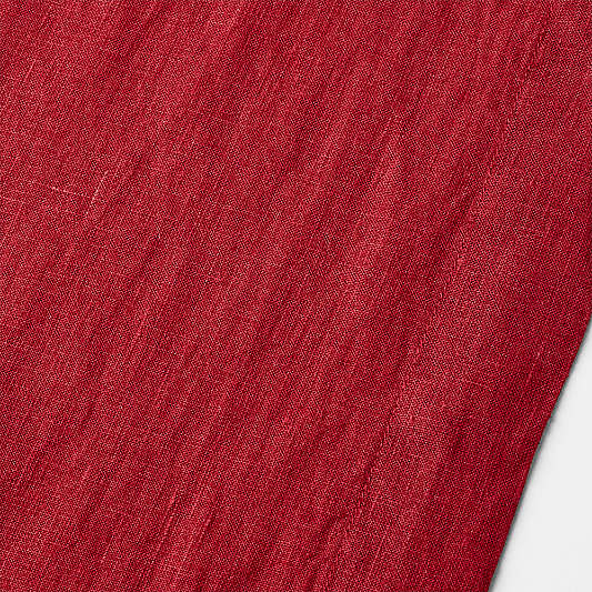 Marin Luminous Red EUROPEAN FLAX ™-Certified Linen Table Runners
