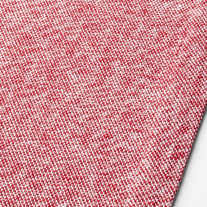 Marin 120" Luminous Red Textured Table Runner - image 2 of 3