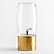 Marin Drink Dispenser with Brass Stand