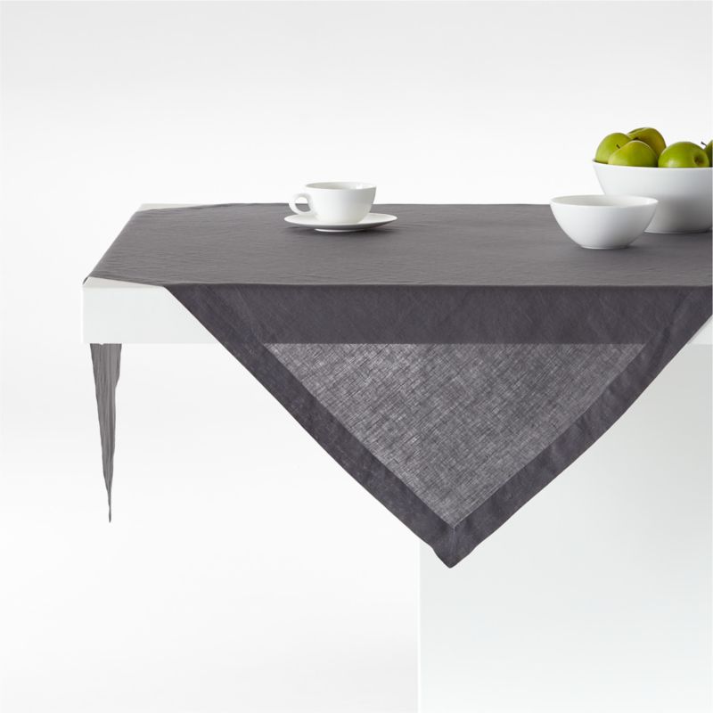 Marin Storm Grey 50" Table Throw