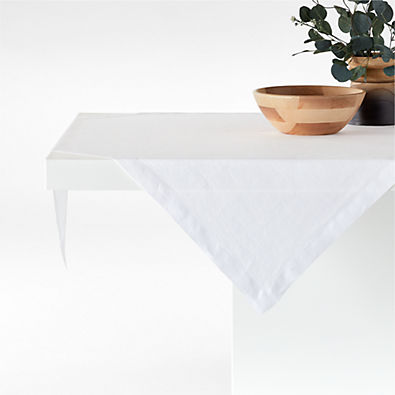 View Marin Crisp White 50" Table Throw details