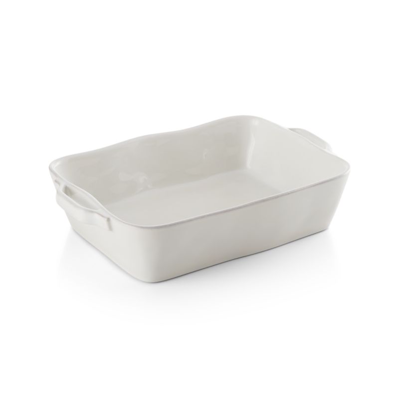 Marin 12"x8.5" White Medium Baker with Handles - image 8 of 9