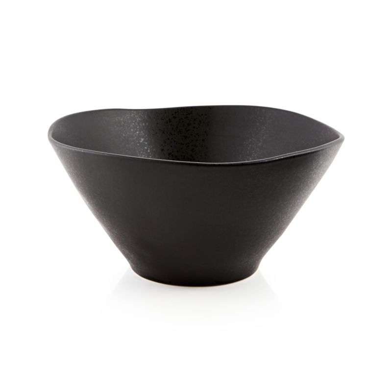 Marin Matte Black Serving Bowl