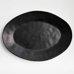 Quickway Imports 16-Piece Matte Black Dinnerware Dish Set for 4