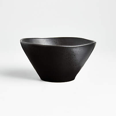 Marin Matte Black Cereal Bowl