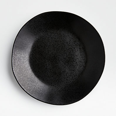 View Marin Matte Black Stoneware Dinner Plate details