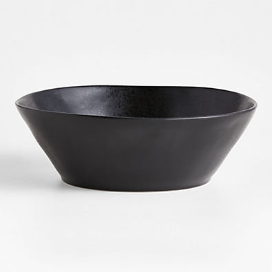 View Marin Large Black Stoneware Serving Bowl details
